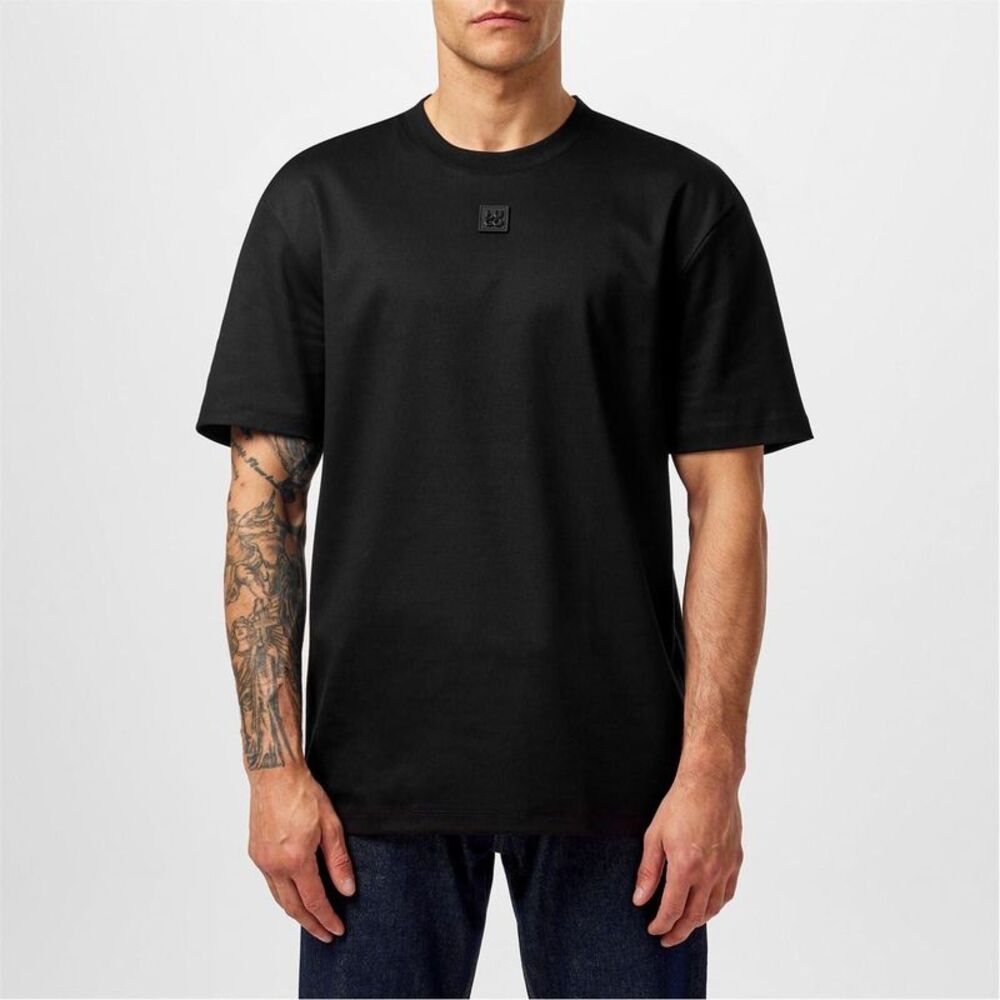 Hugo Mens Dalile Stacked T-Shirt / Black